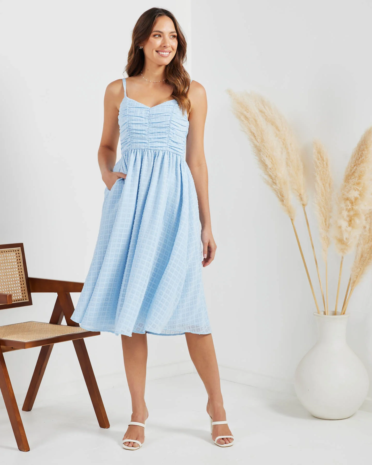Tunisa Dress-Blue