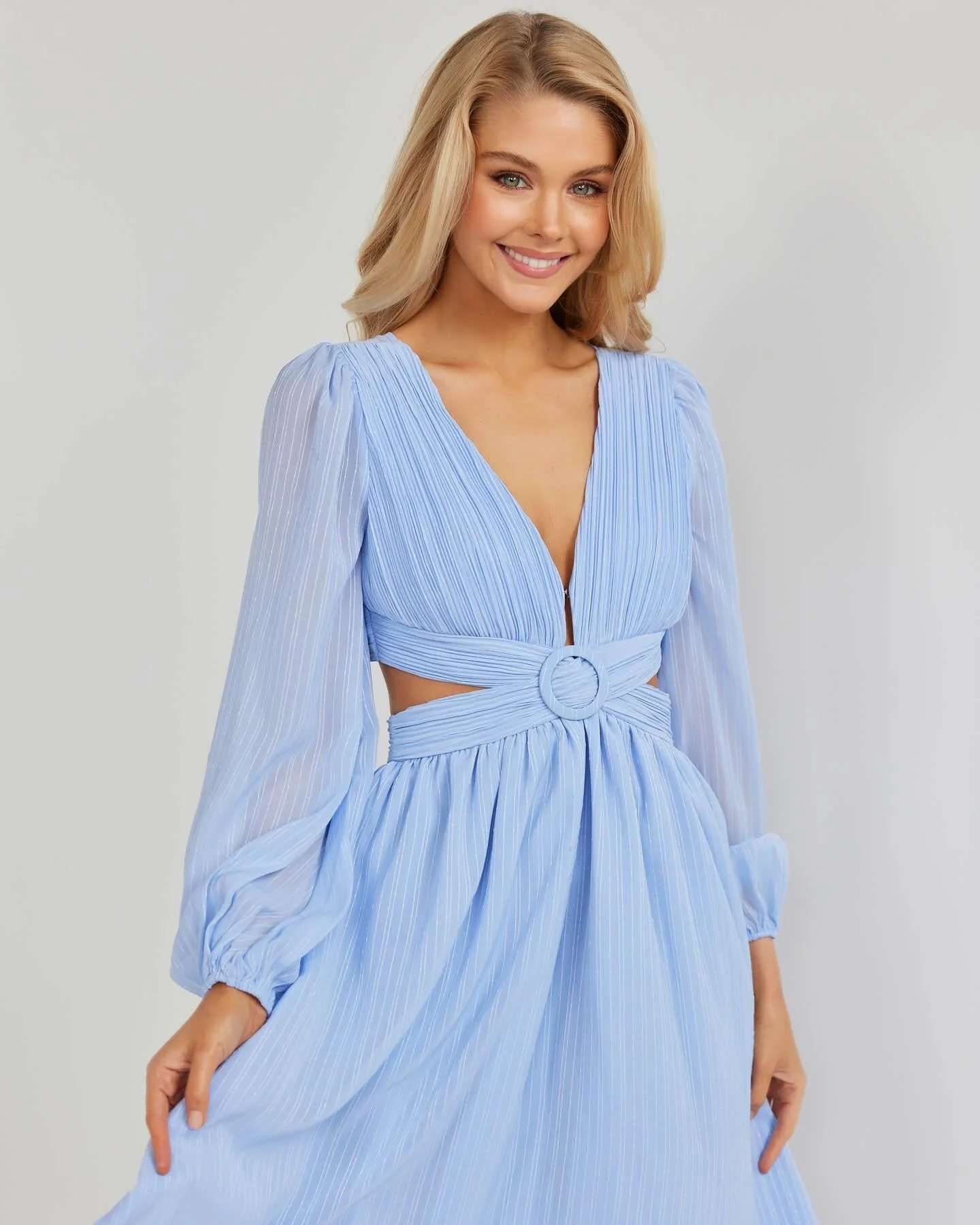 Leilani Dress-Blue