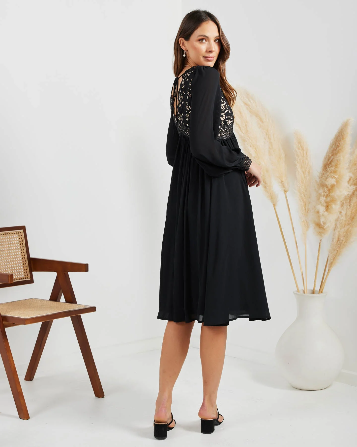 Colada Dress-Black