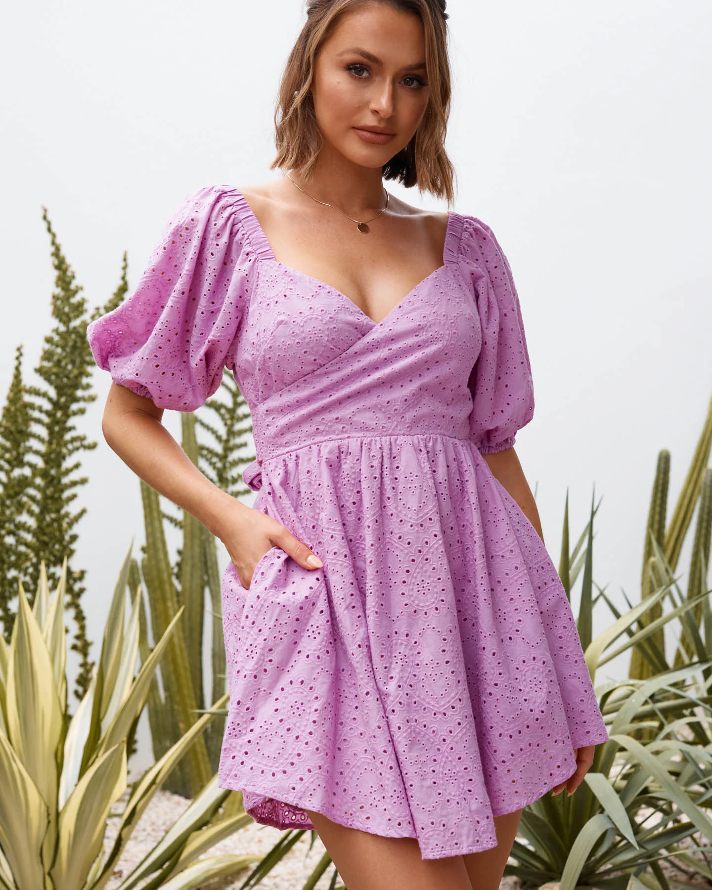 Rowen Dress - Purple