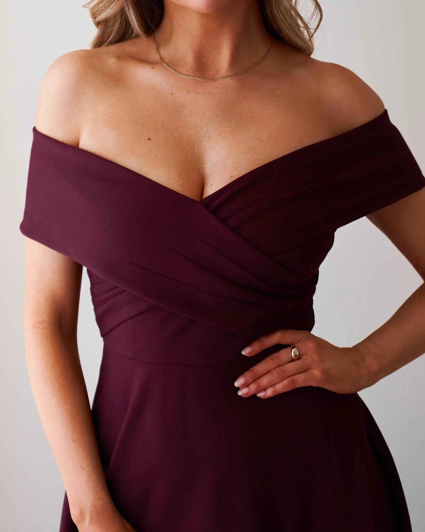 Belina Dress-Mahogany