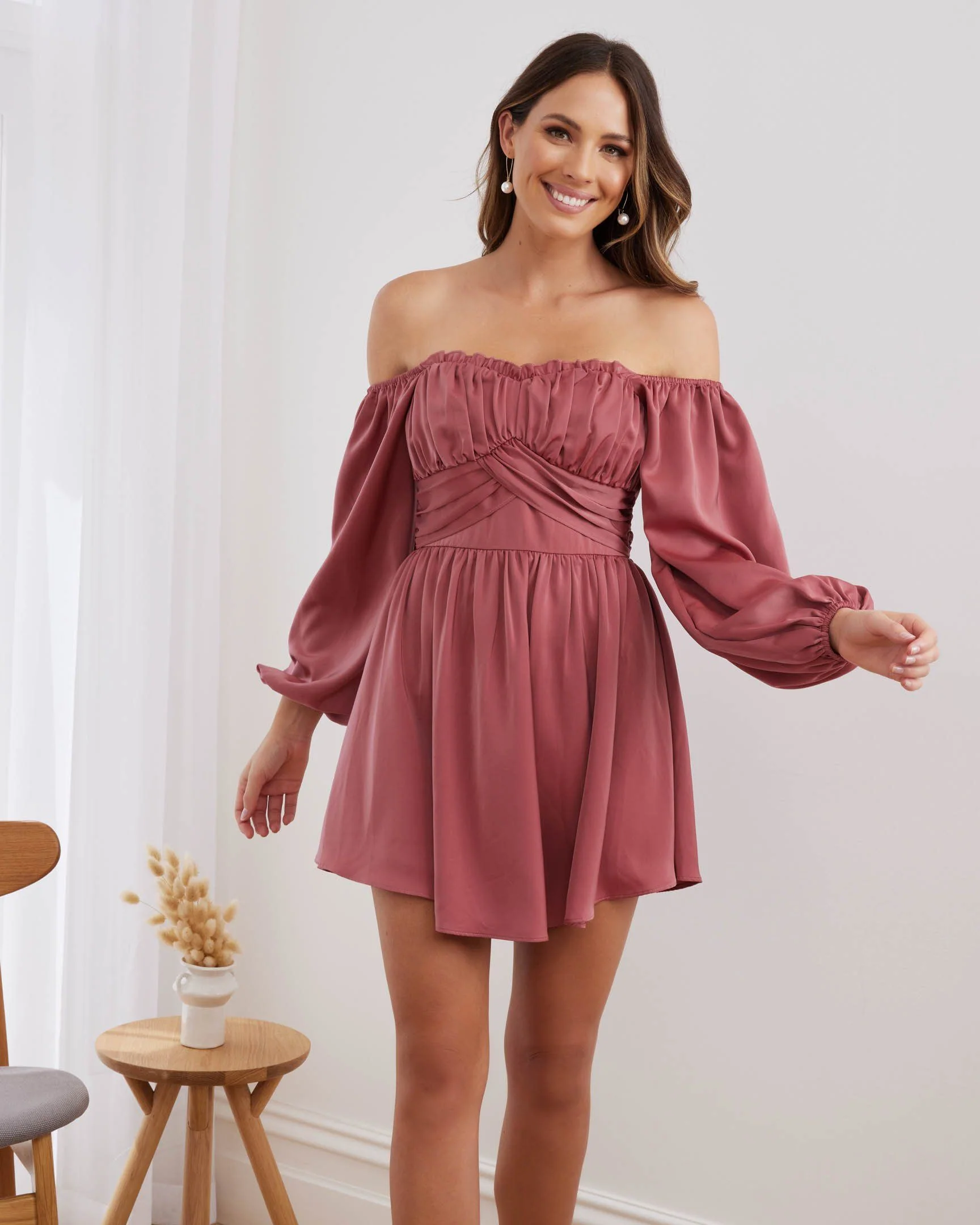 Riviera Dress - Rose