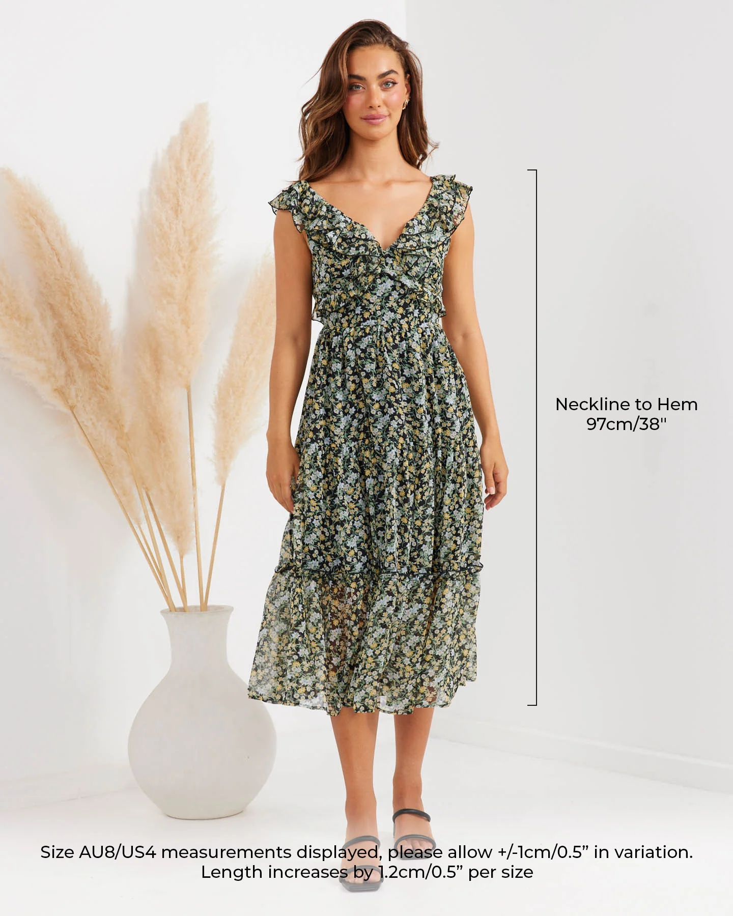 Laurel Dress - White Floral