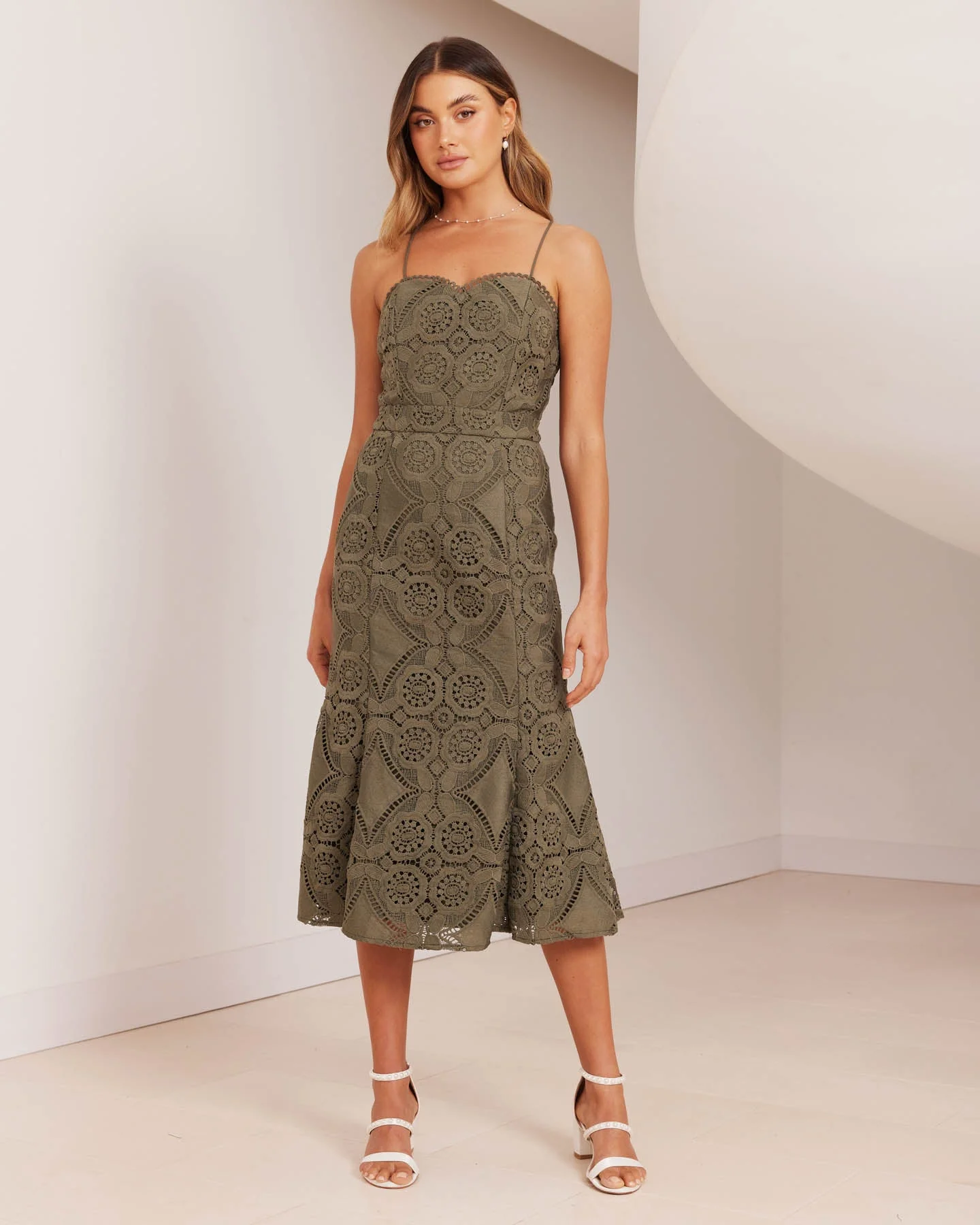 Serenity Dress-Khaki