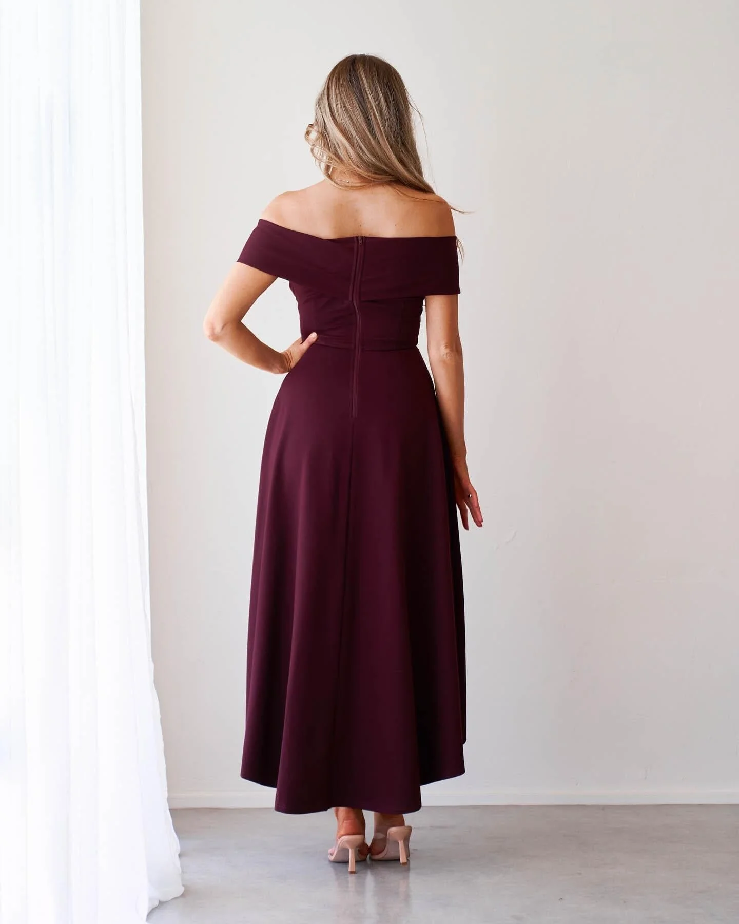 Belina Dress-Mahogany