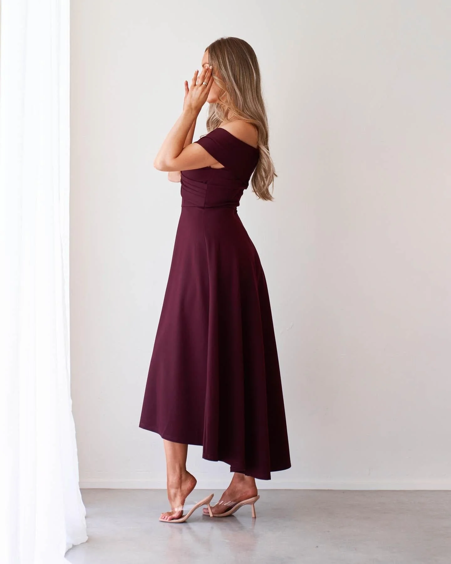 Belina Dress-Mahogany