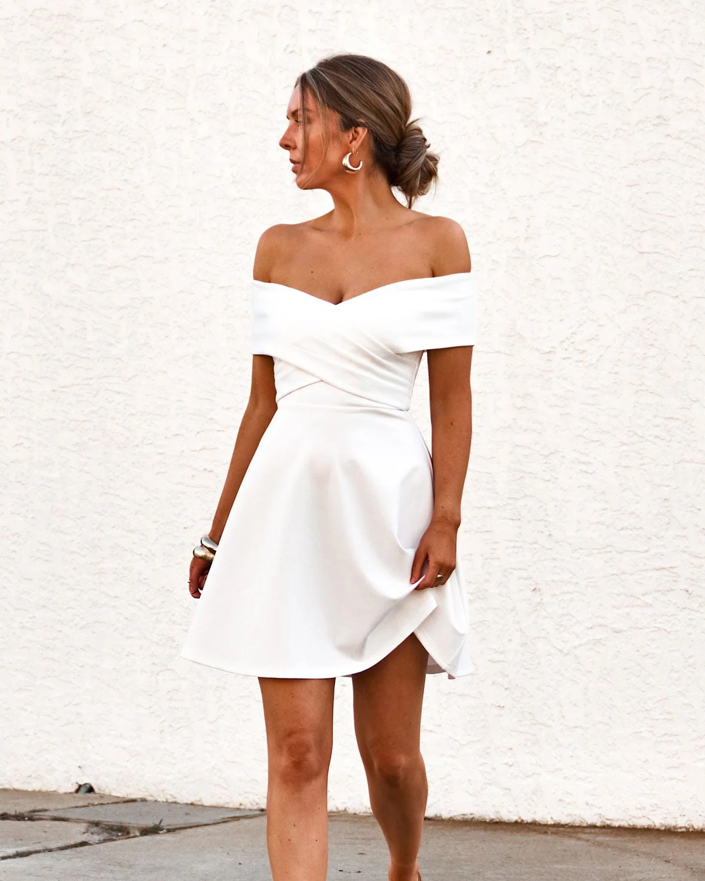 Britt Dress-White