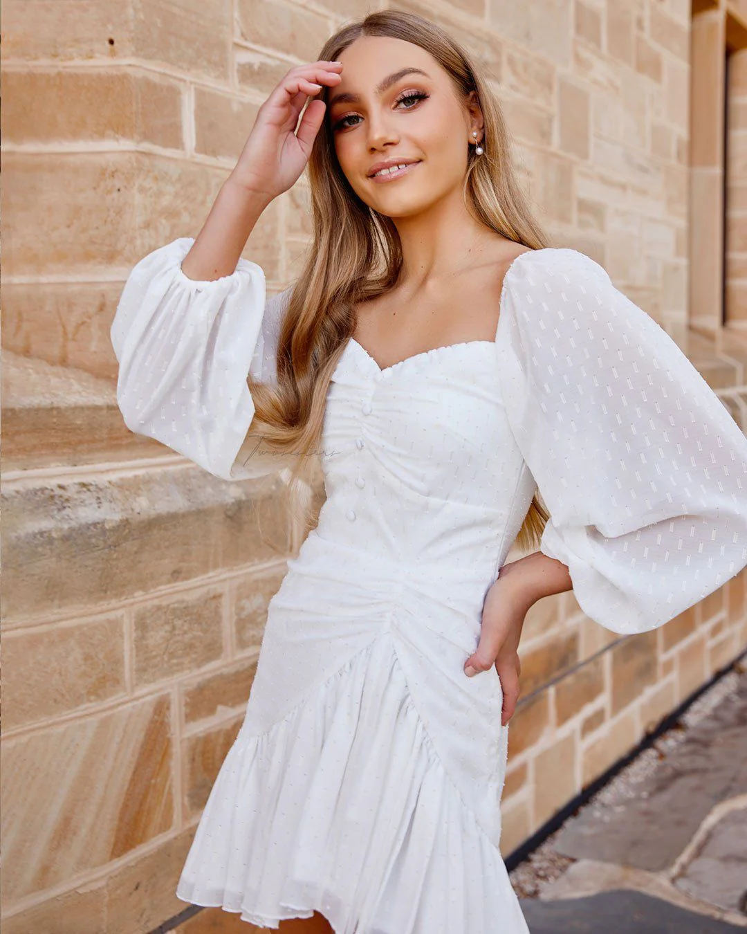 Merella Dress - White