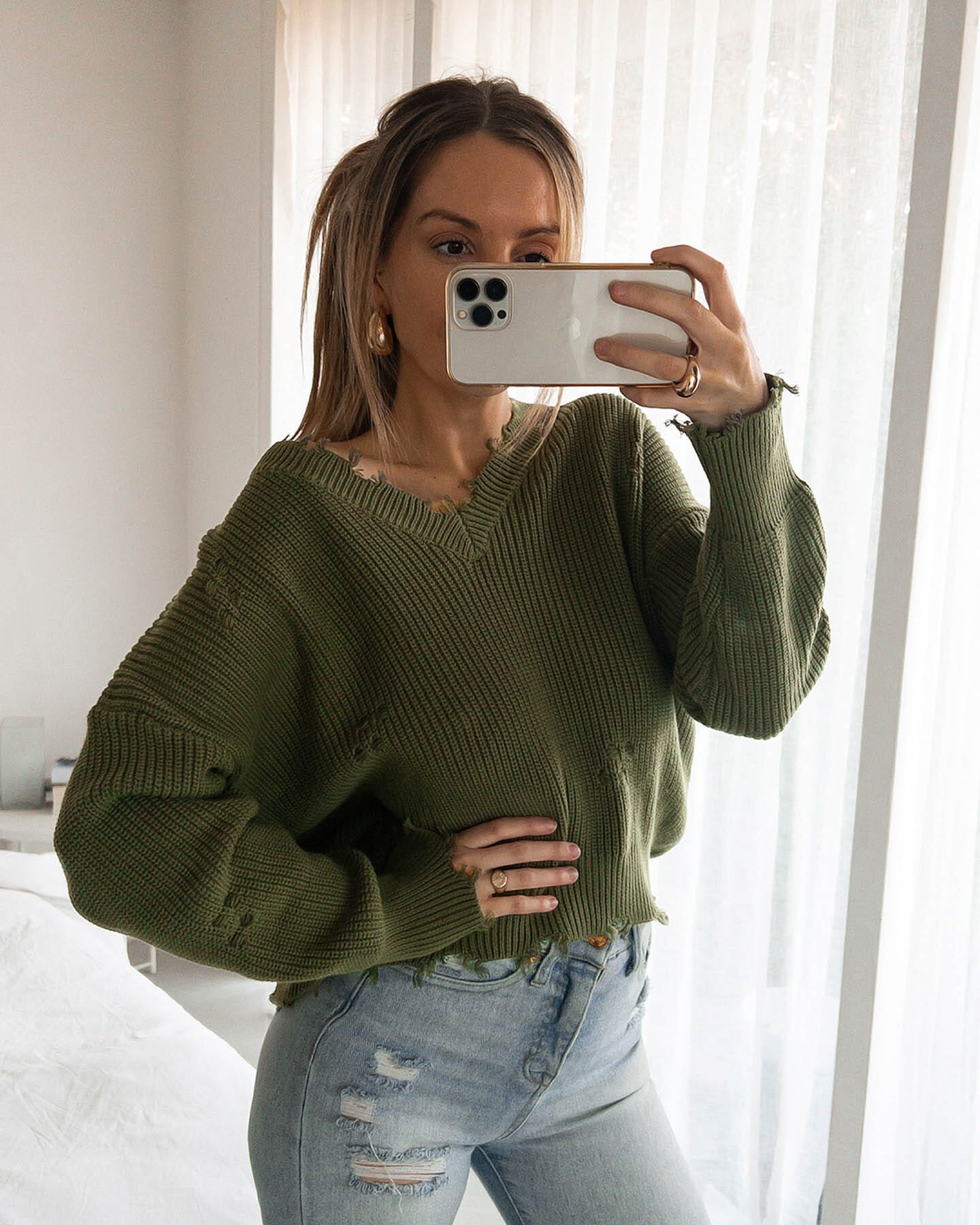 Georgie Knit-Khaki