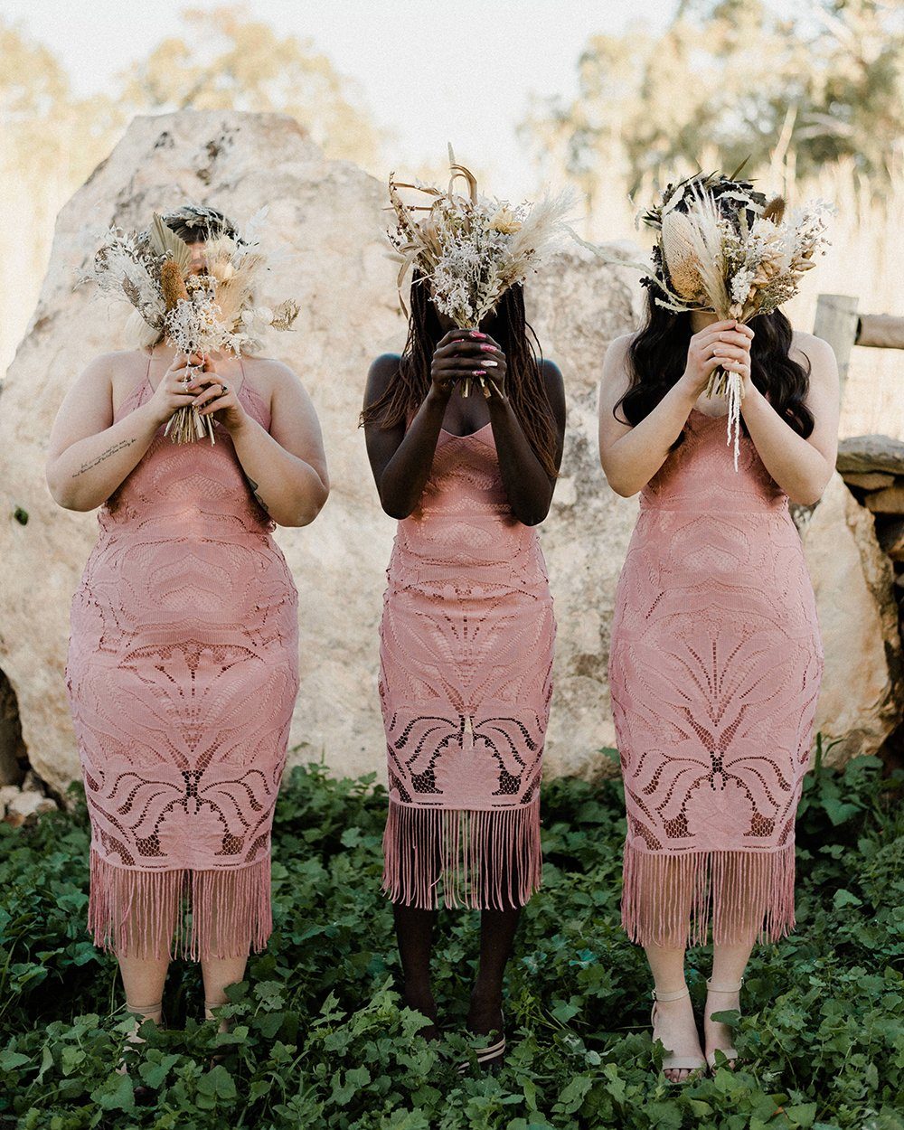 Khaleesi Dress - Dusty Pink