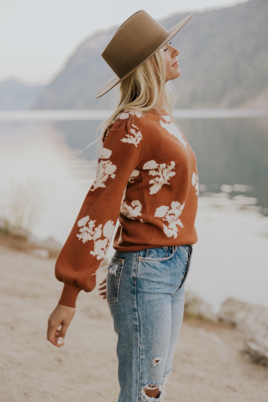 The Sally Floral Sweater