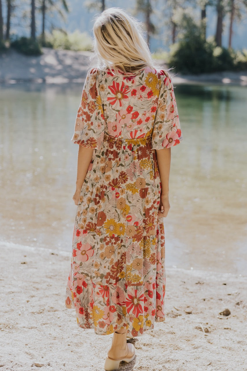 The Vicki Floral Midi Dress