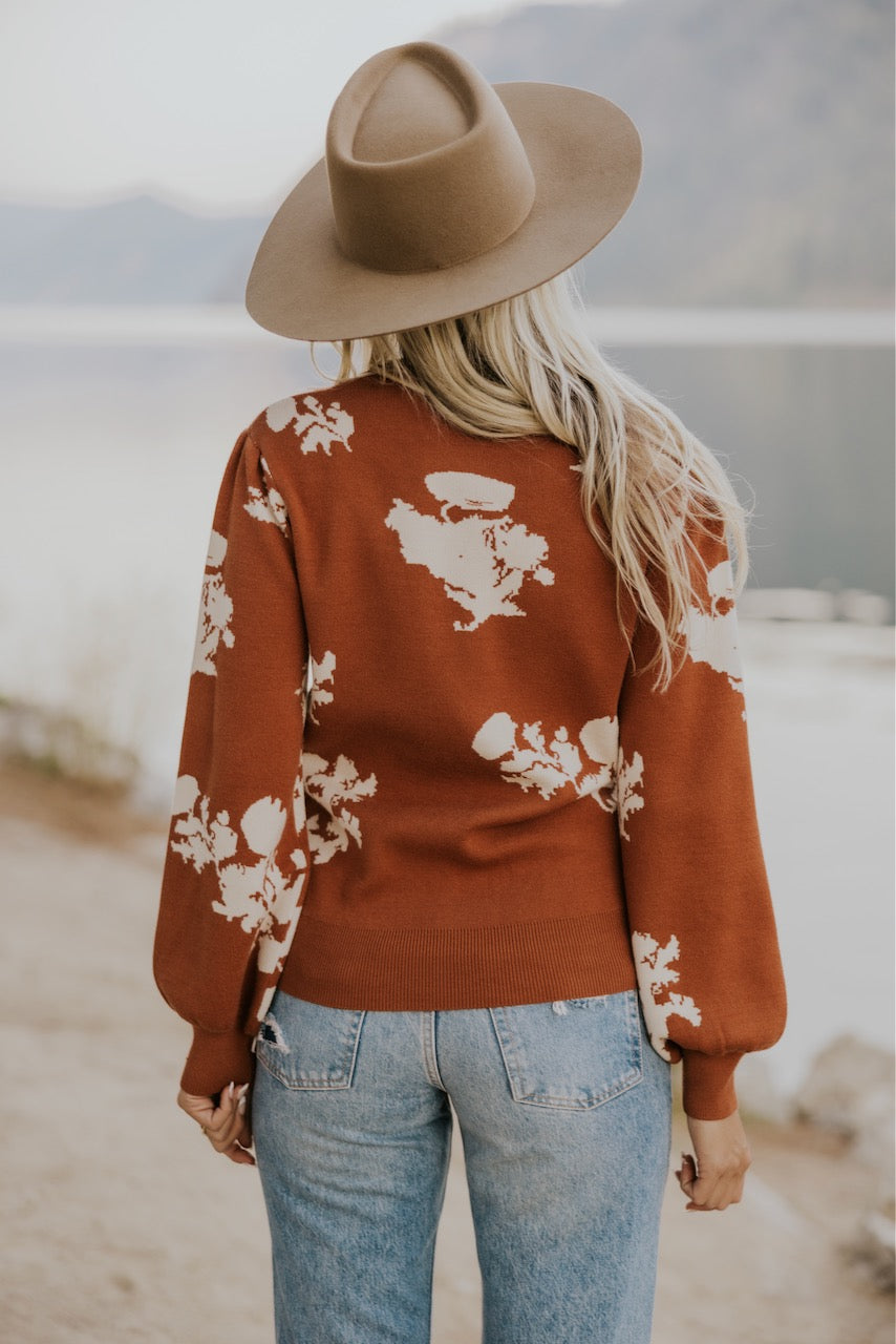 The Sally Floral Sweater