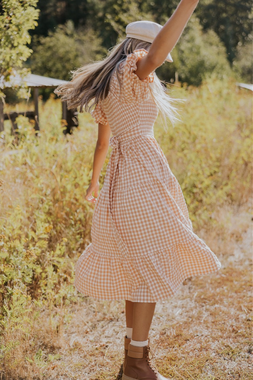 Sweet Heart Gingham Dress