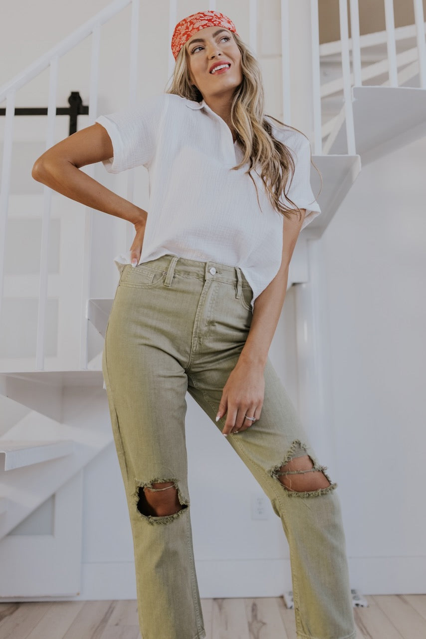 Misty Collared Blouse