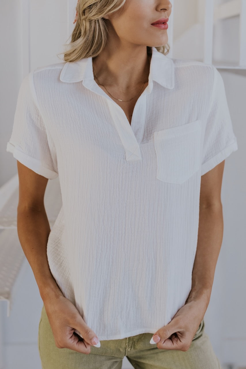 Misty Collared Blouse