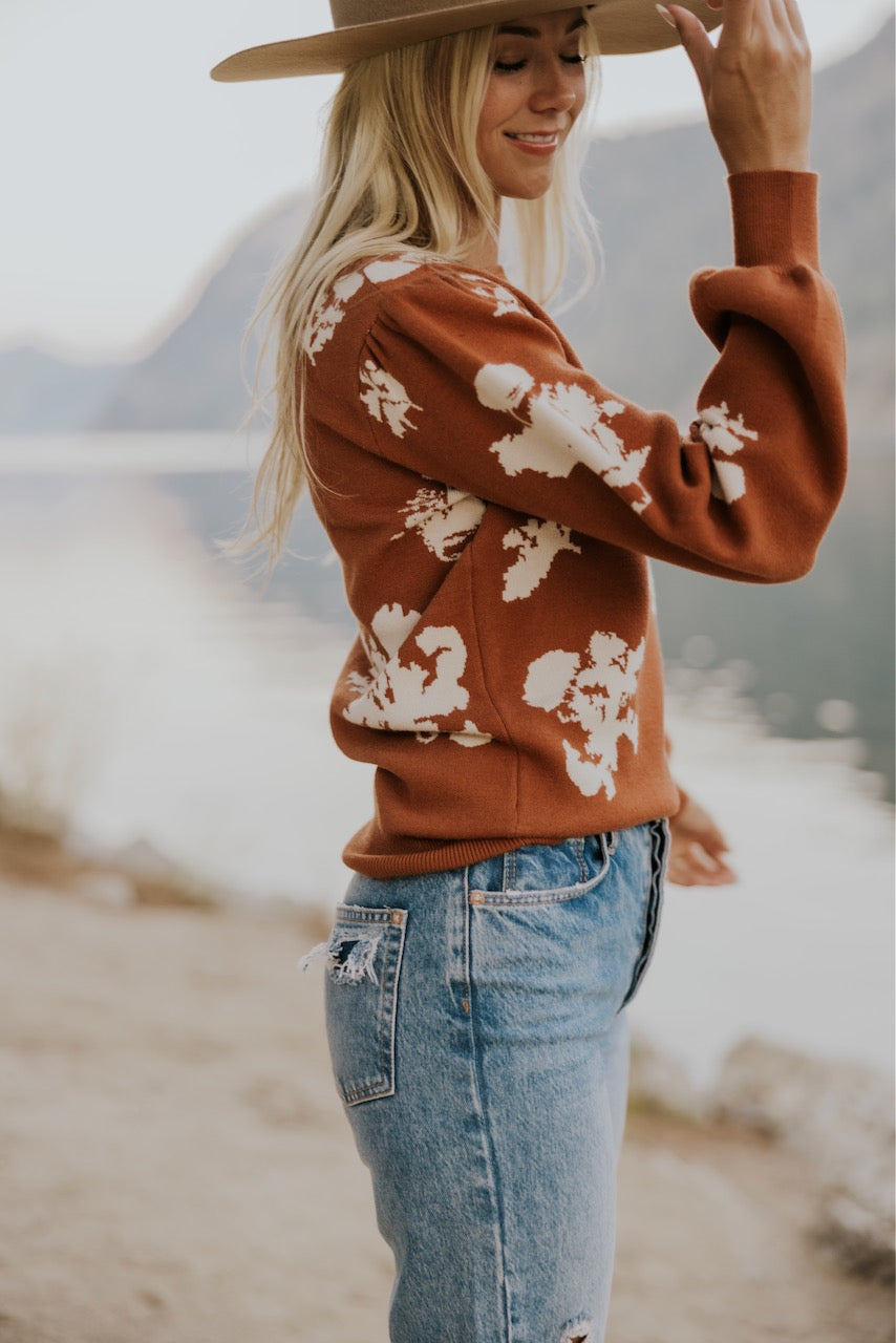The Sally Floral Sweater