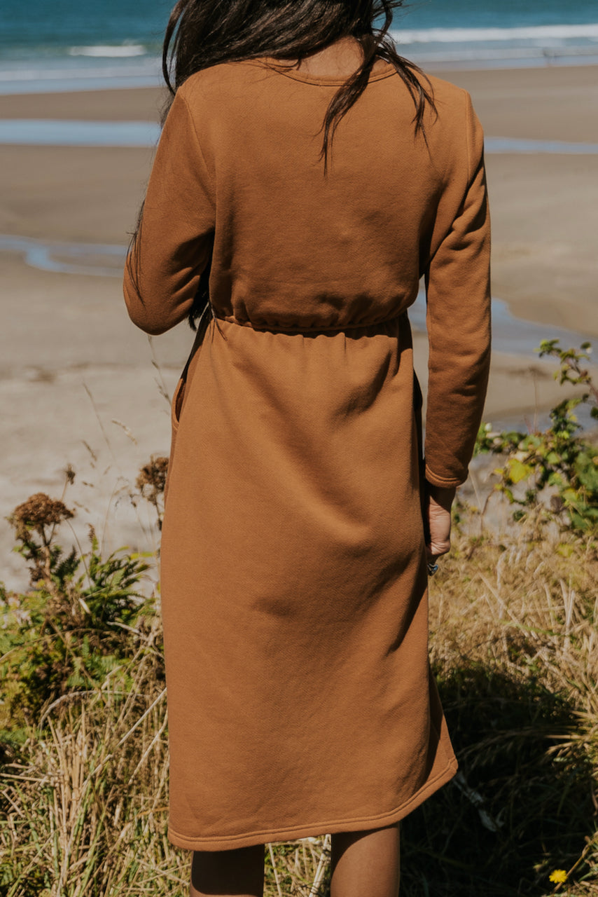 The Goldie Drawstring MOM Dress