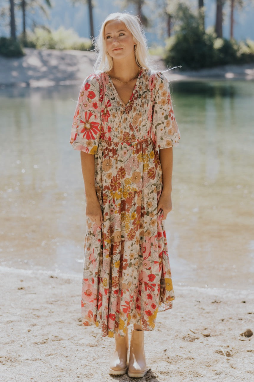 The Vicki Floral Midi Dress