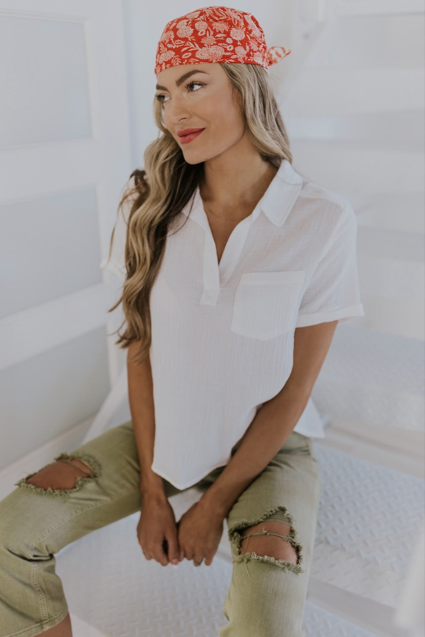 Misty Collared Blouse