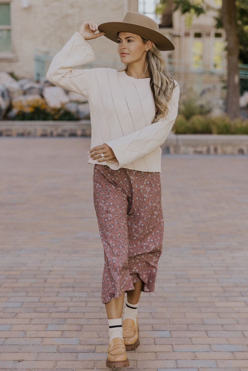 Living In A Dream Bell Sleeve Sweater