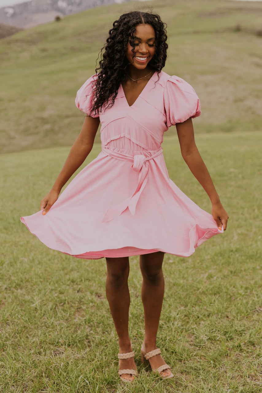 Francesca Puff Sleeve MOM Dress