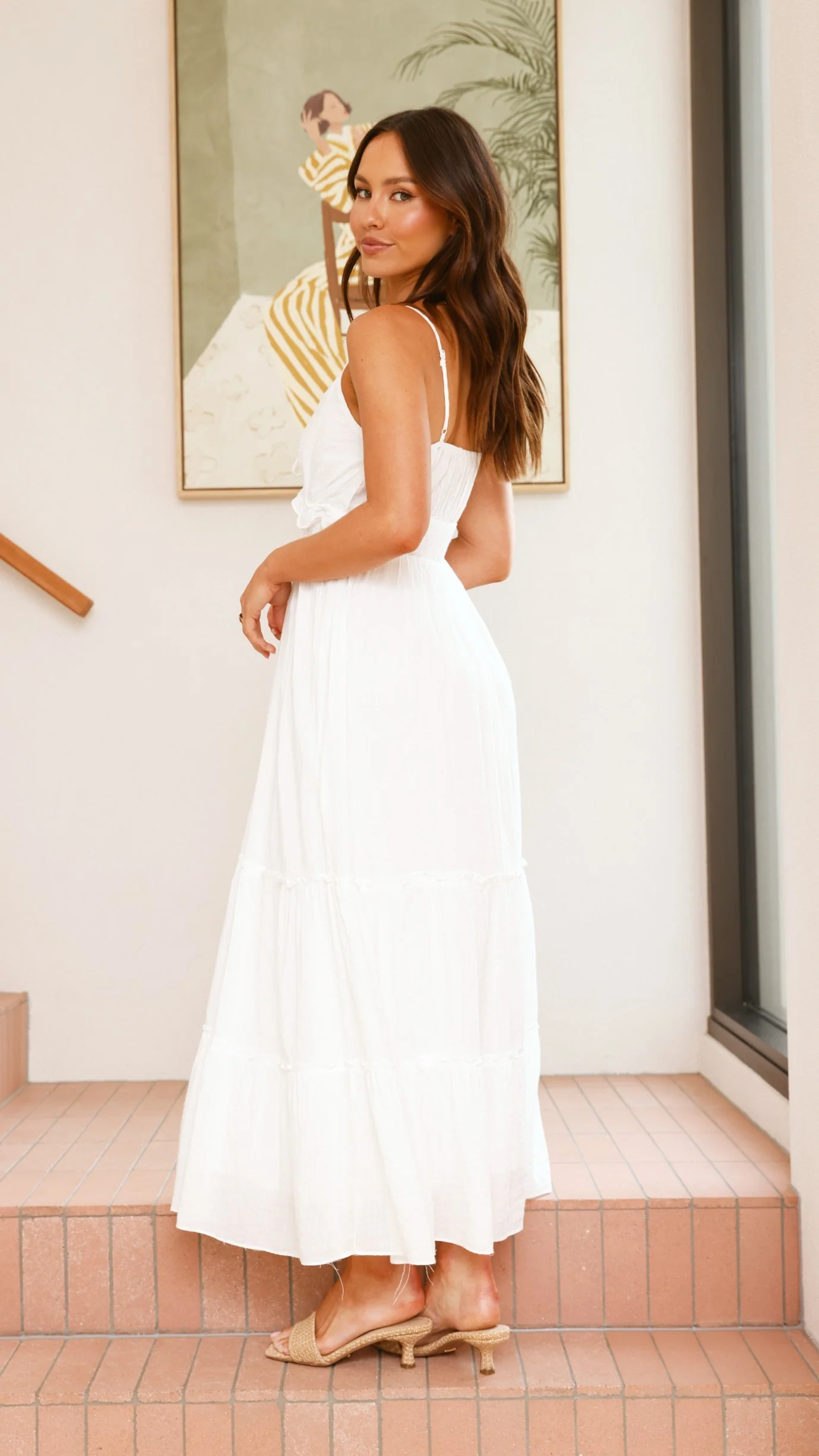Andrea Maxi Dress - White