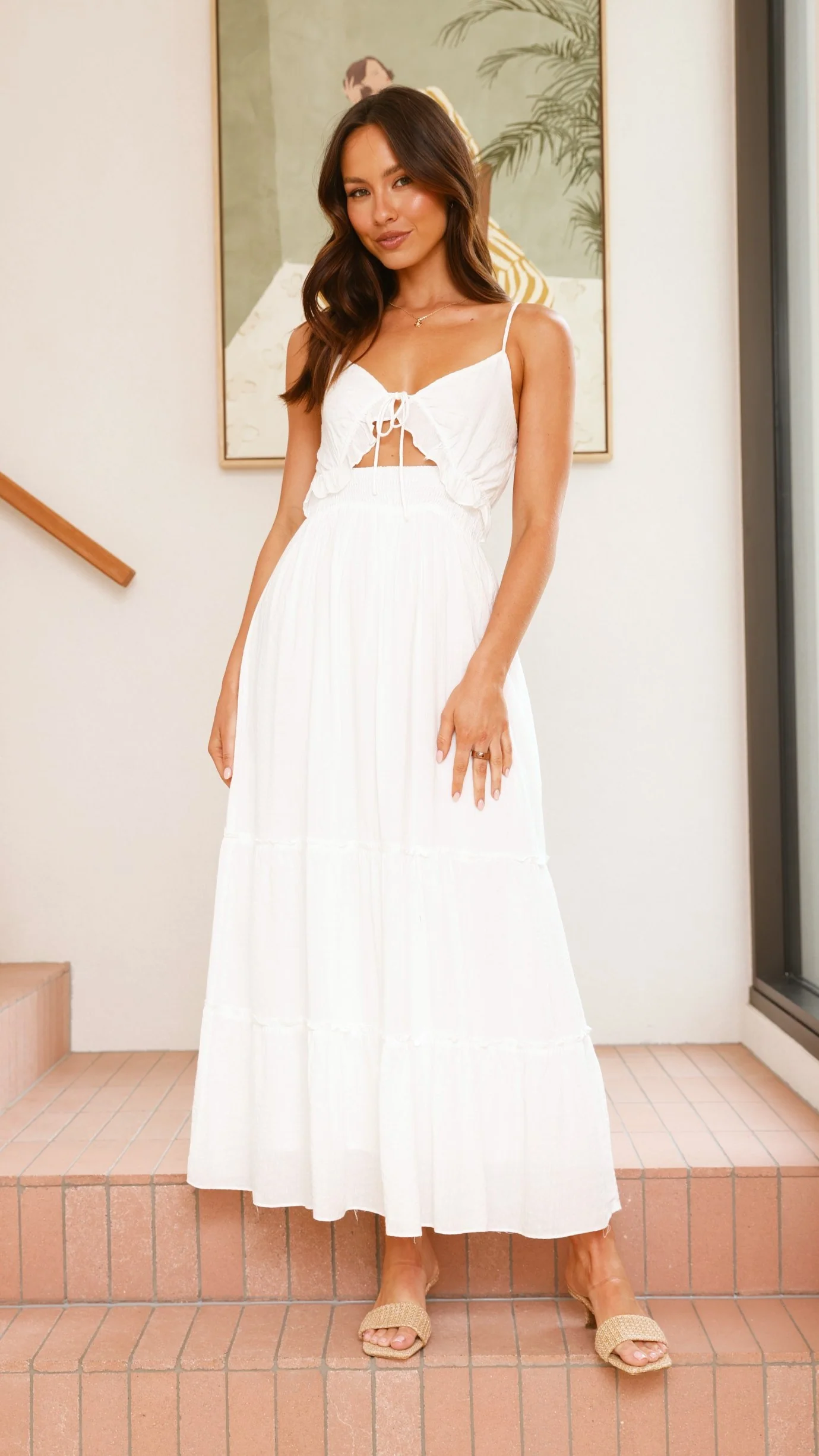Andrea Maxi Dress - White