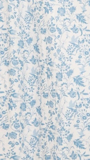 Azura Maxi Dress - Blue Floral