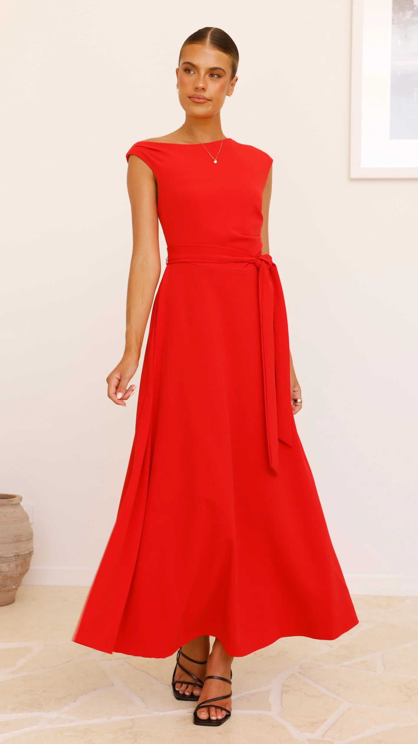 Gemma Maxi Dress - Red