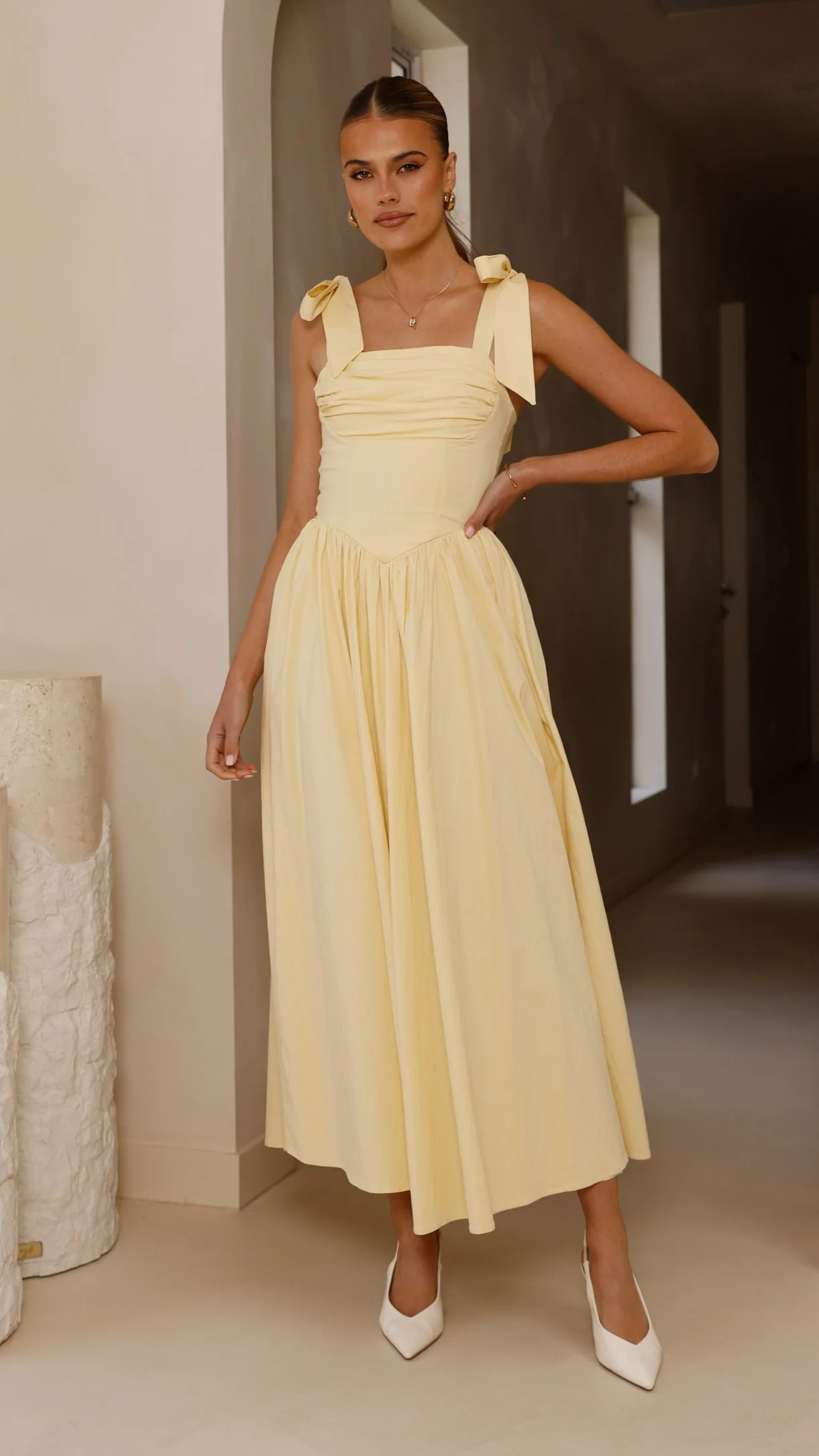 Haisley Maxi Dress - Yellow