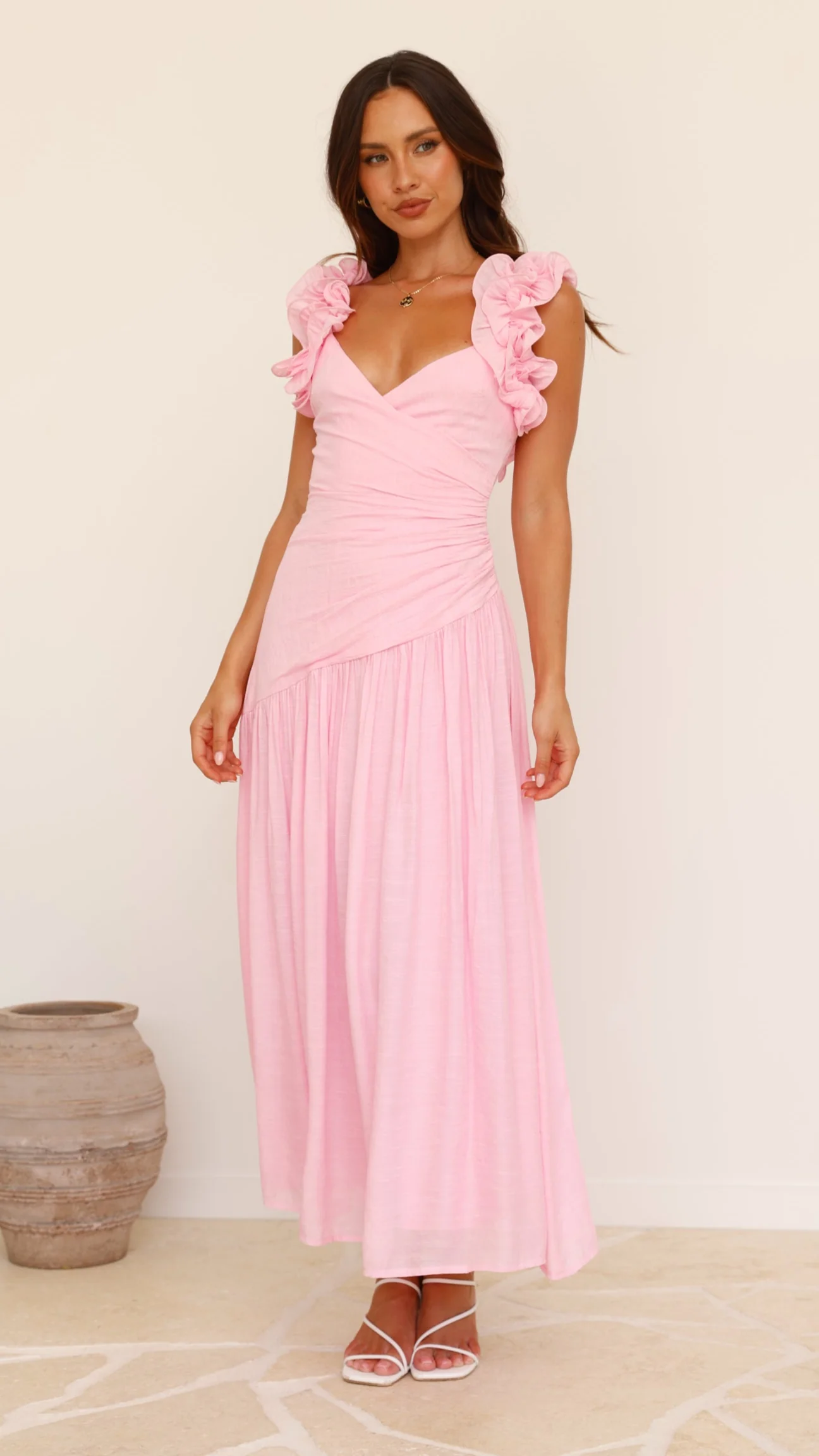 Alma Maxi Dress - Pink