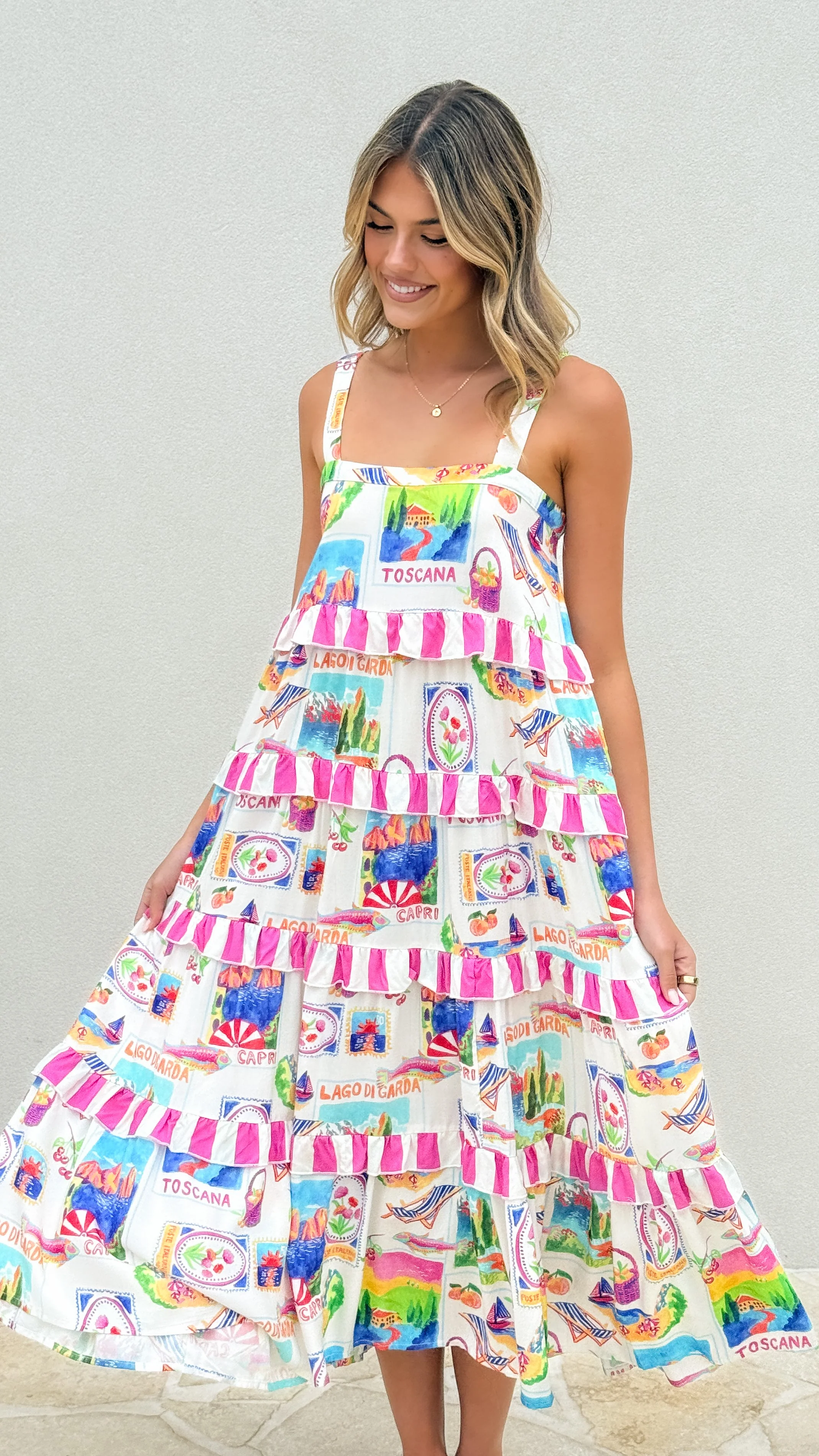 Jeena Maxi Dress - Nicoletta Print