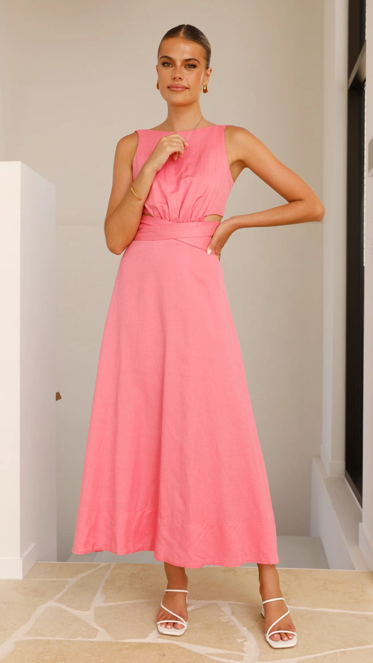 Kimberley Maxi Dress - Pink