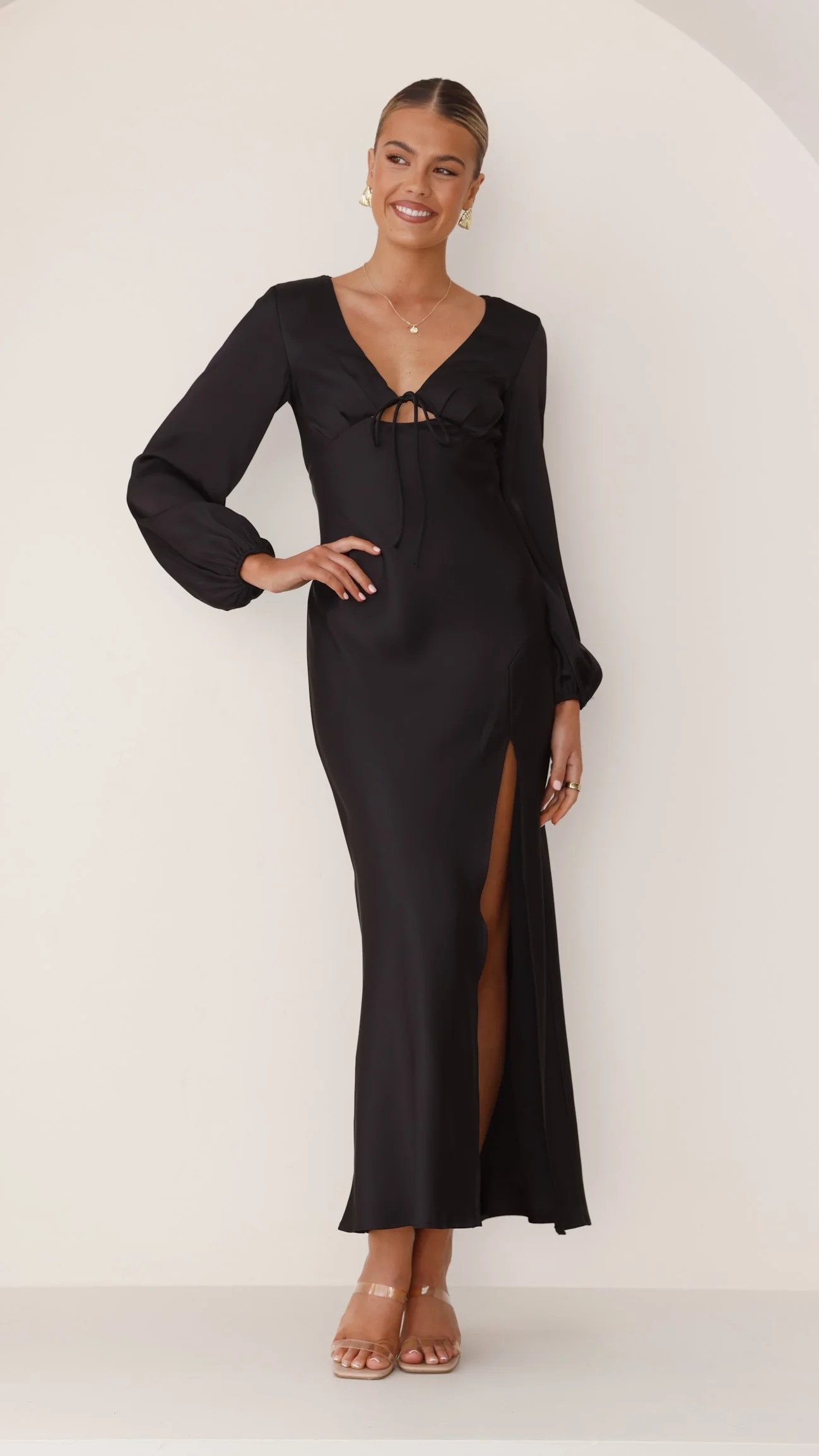 Brigitte Maxi Dress - Black