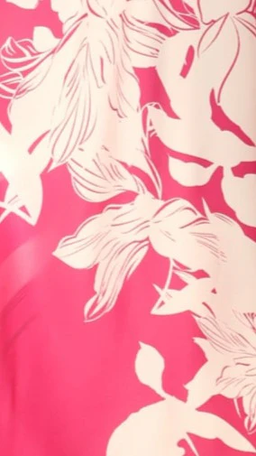 Kaethe Maxi Dress - Hot Pink Print