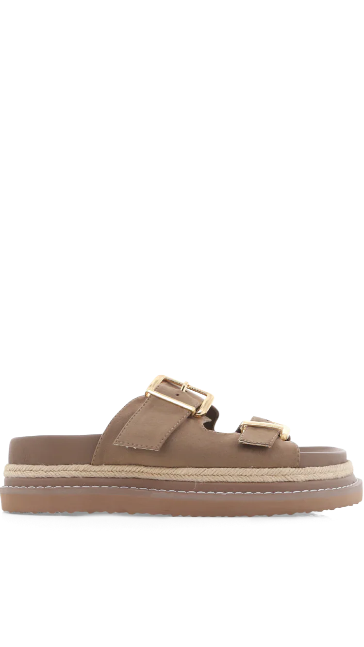 Alder Slide - Fawn Suede