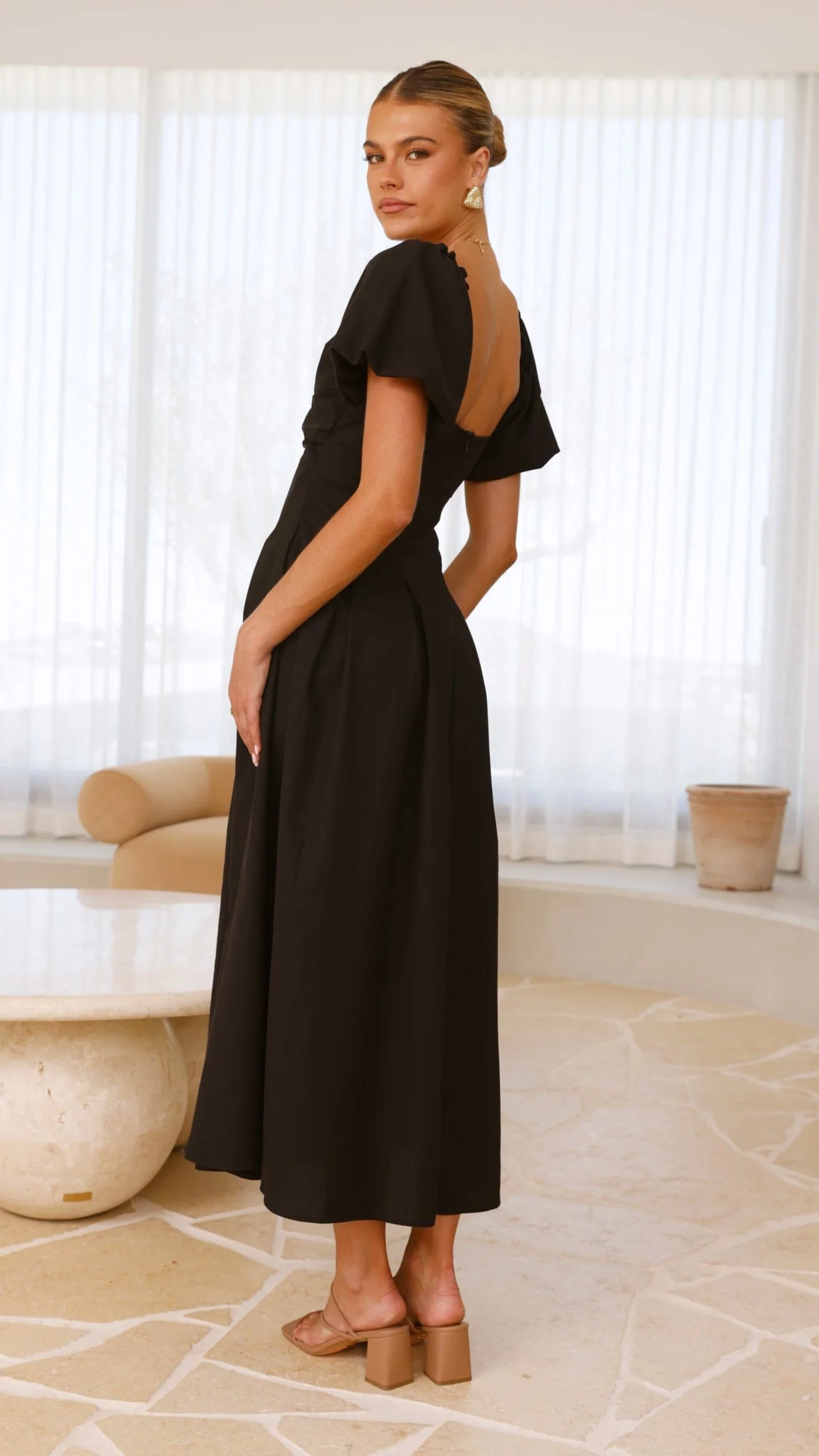 Christina Maxi Dress - Black