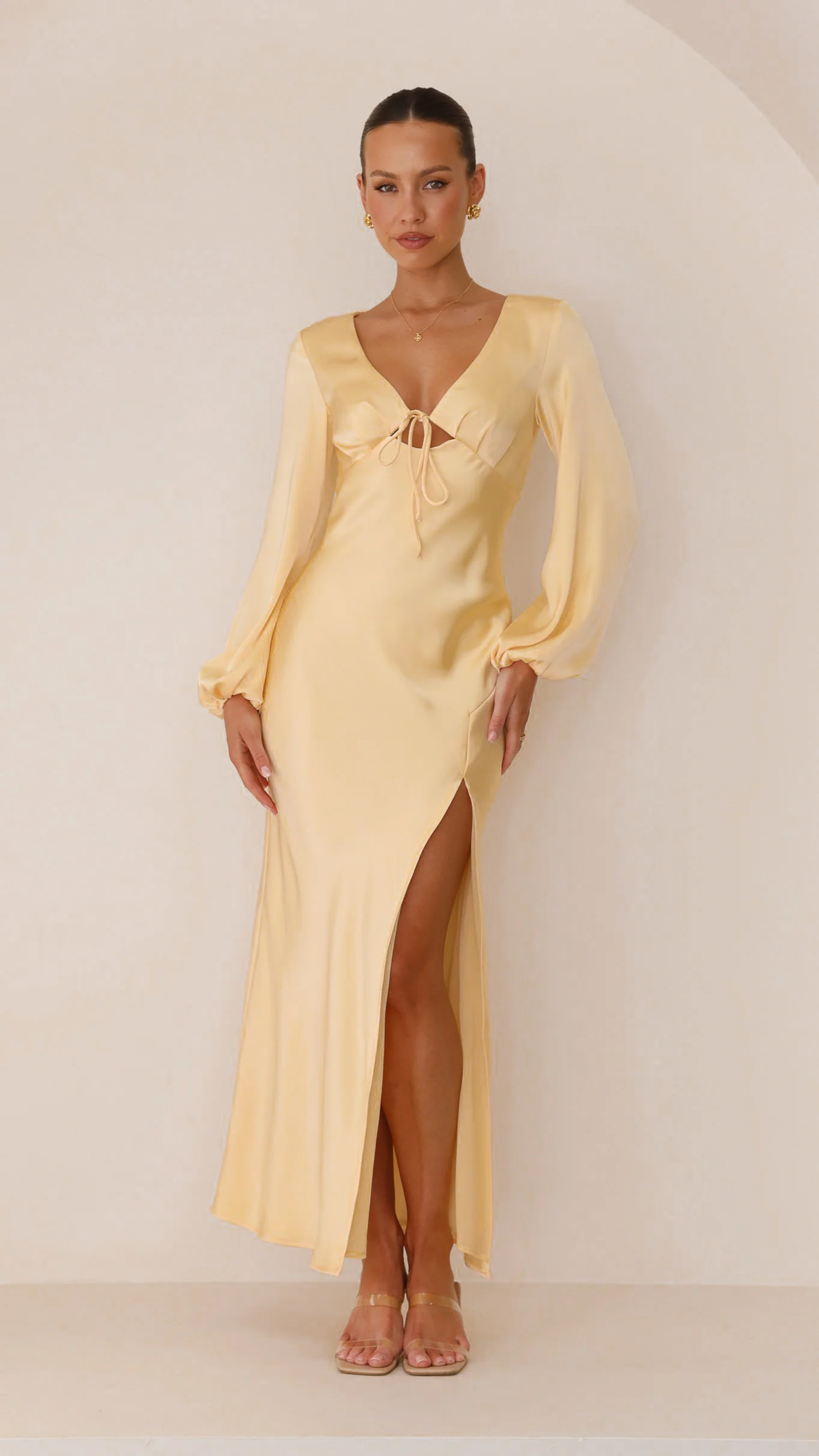 Brigitte Maxi Dress - Yellow