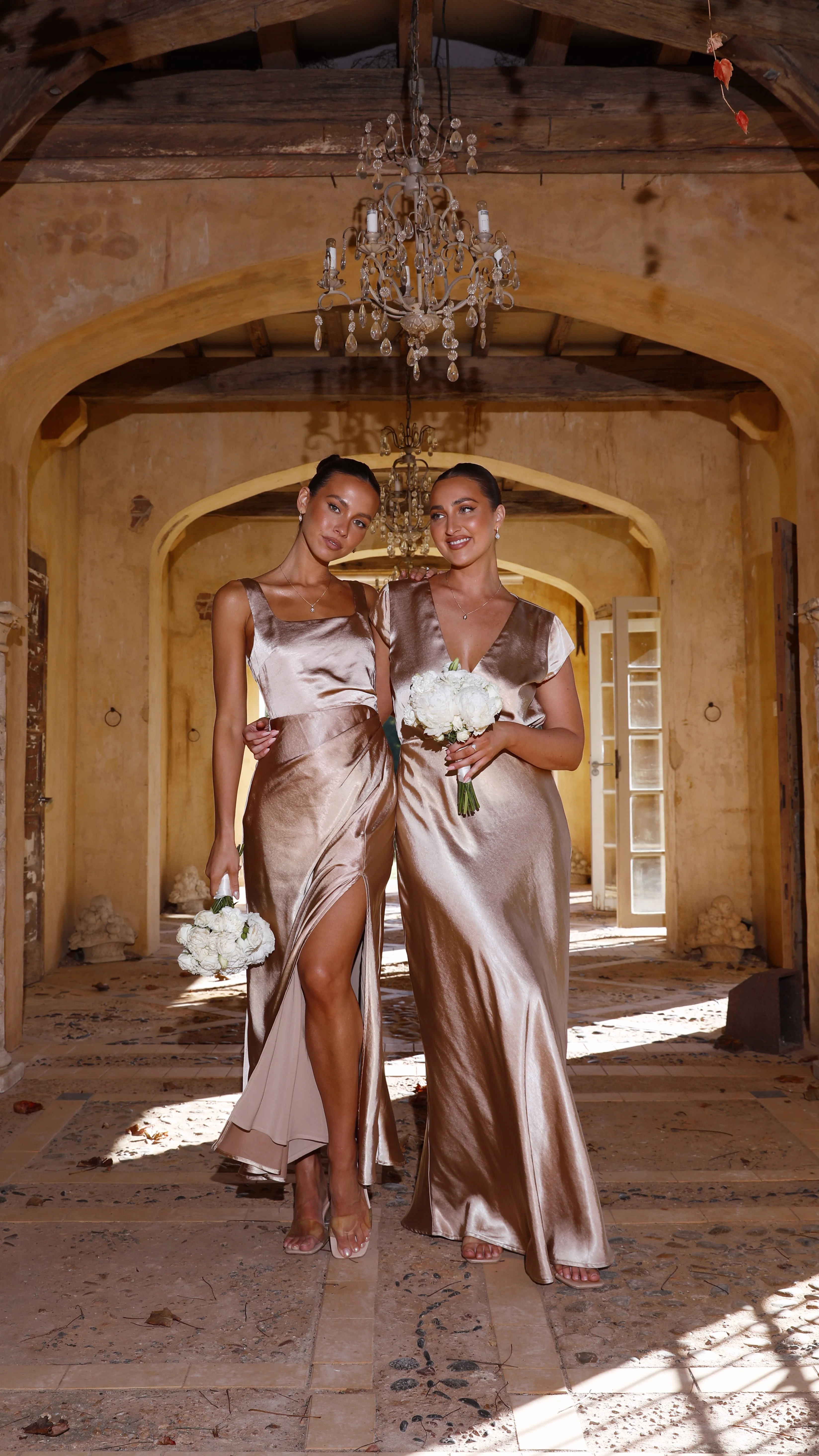 Alaria Maxi Dress - Gold