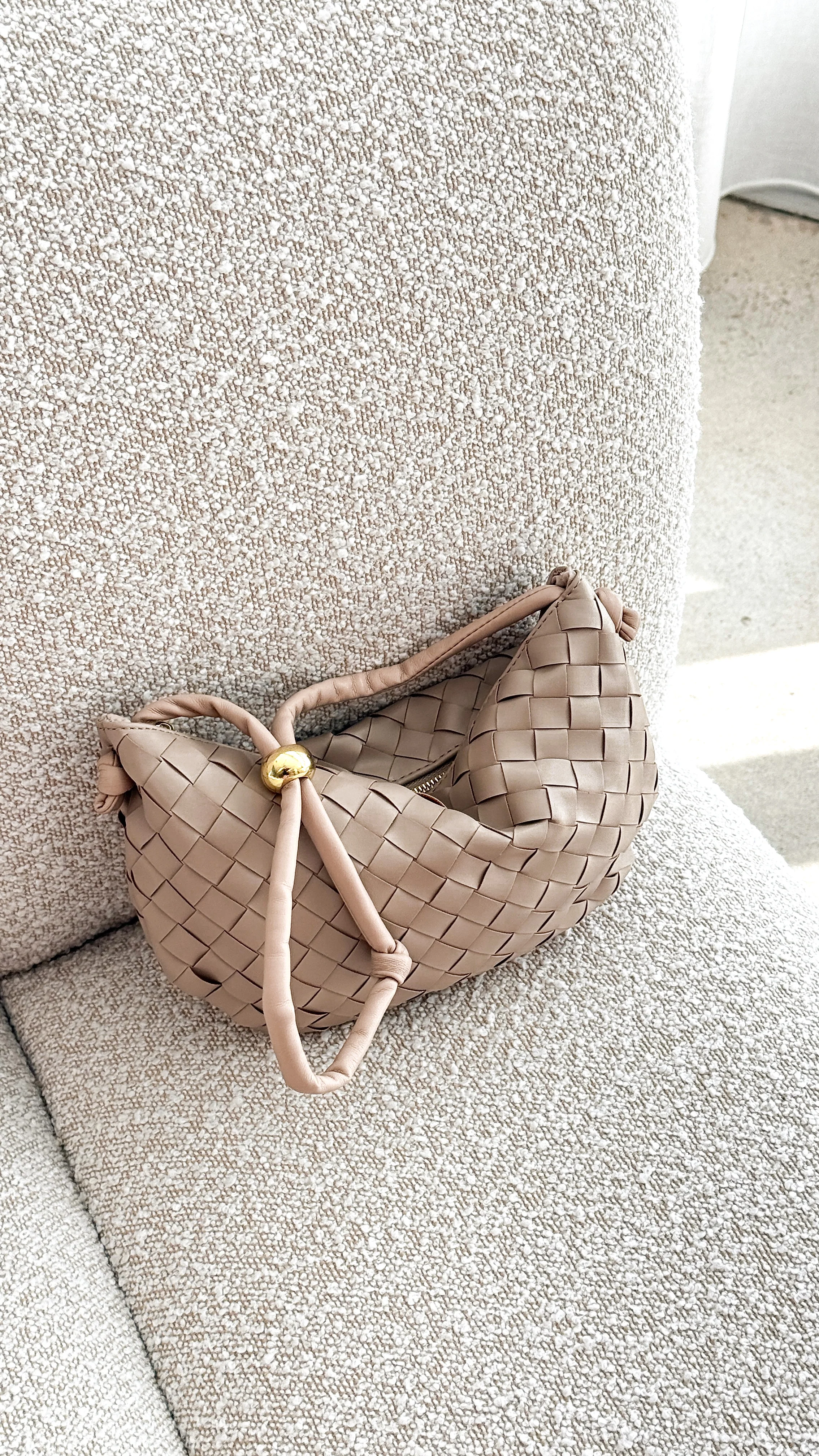 Kacey Handle Bag - Stone