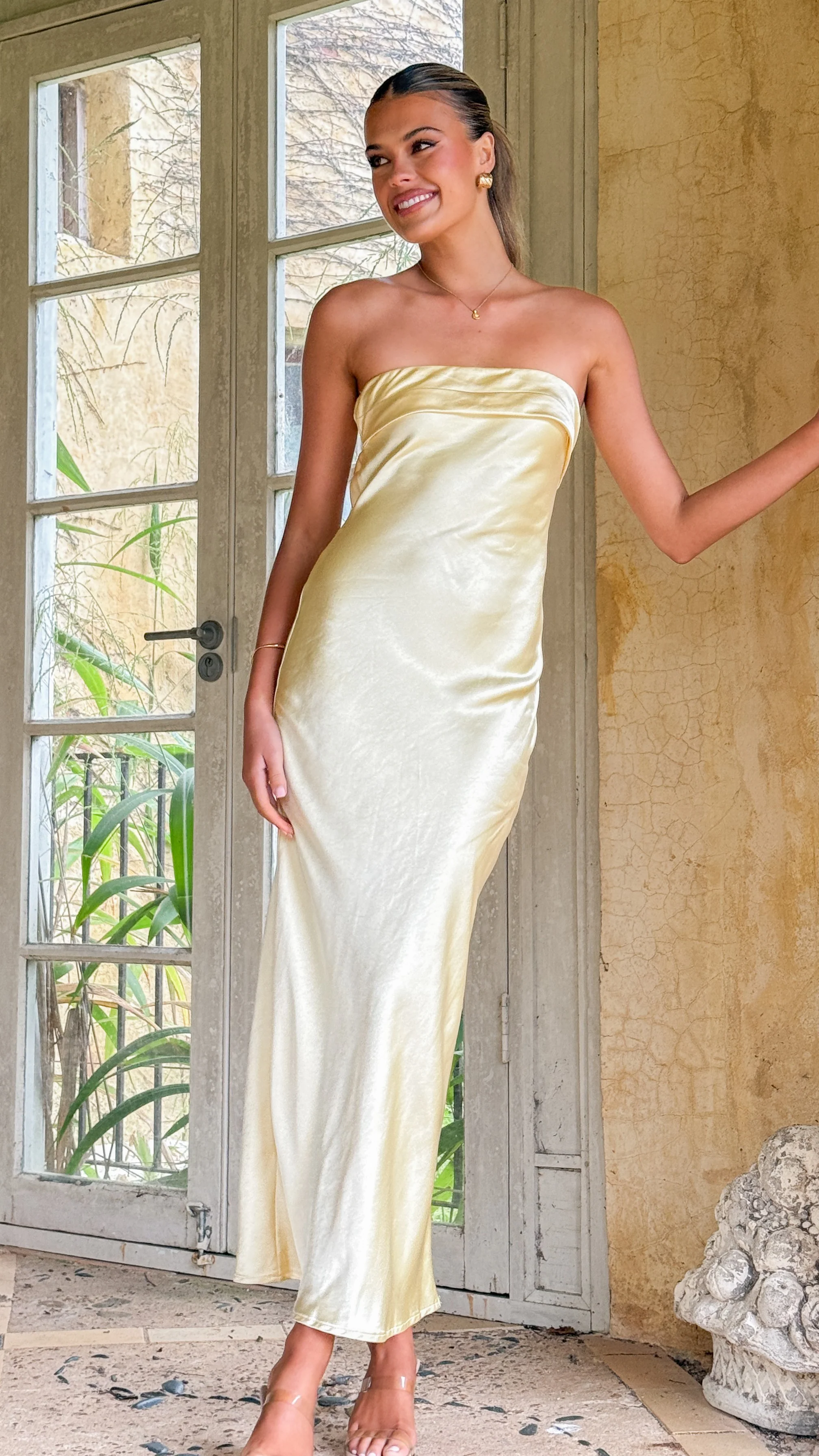 Gisele Maxi Dress - Yellow