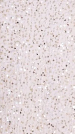 Anna Maxi Dress - White/Silver Sequins