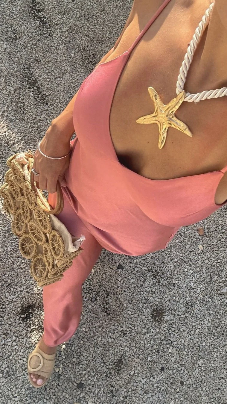 Gisella Maxi Dress - Baked Rose