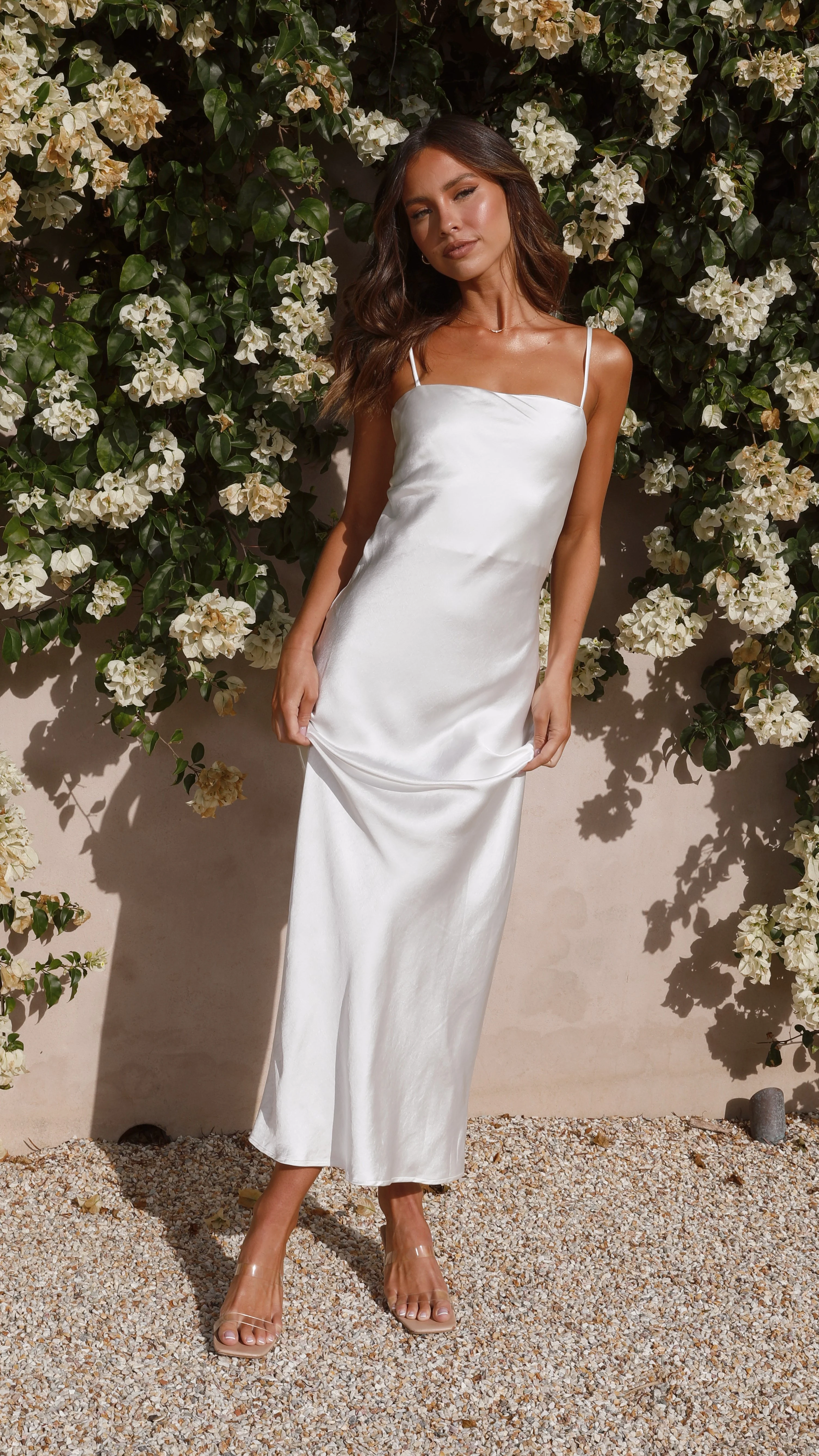Keira Maxi Dress - Pearl