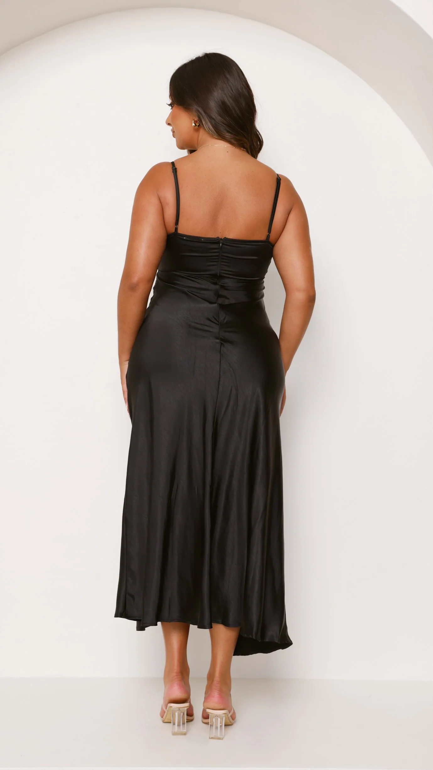 Elsa Midi Dress - Black