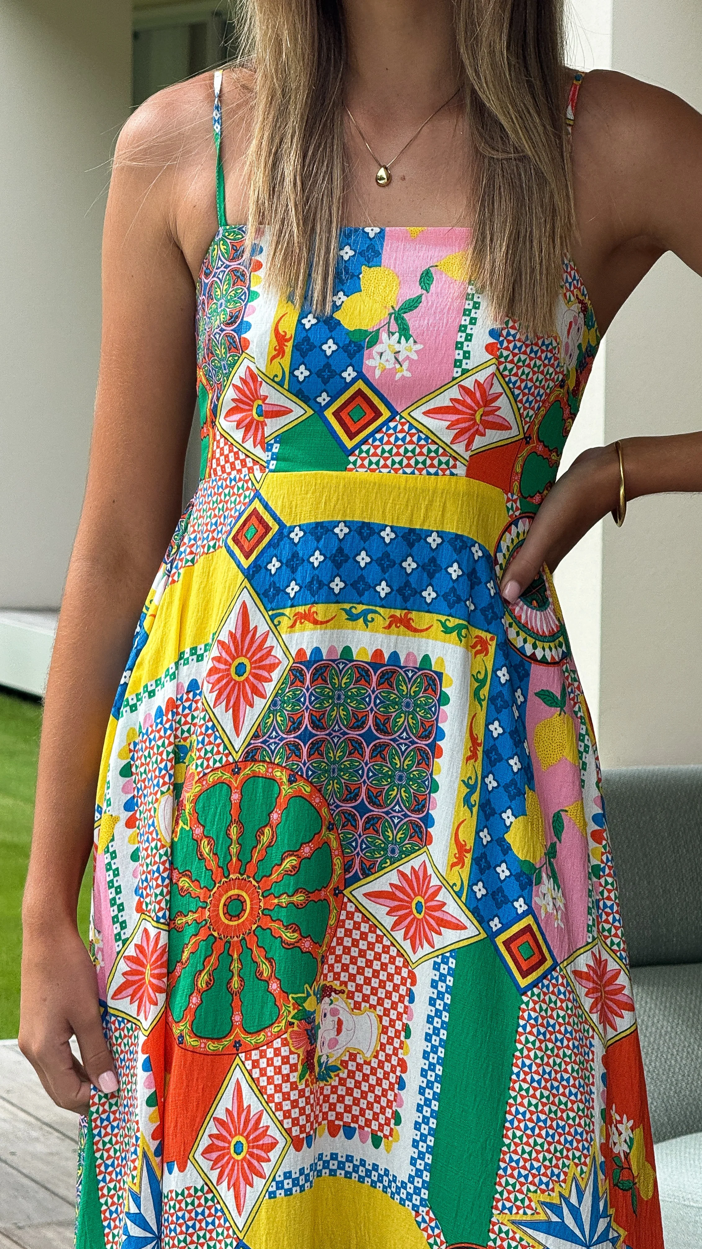 Jaylene Maxi Dress - Dazzle Print