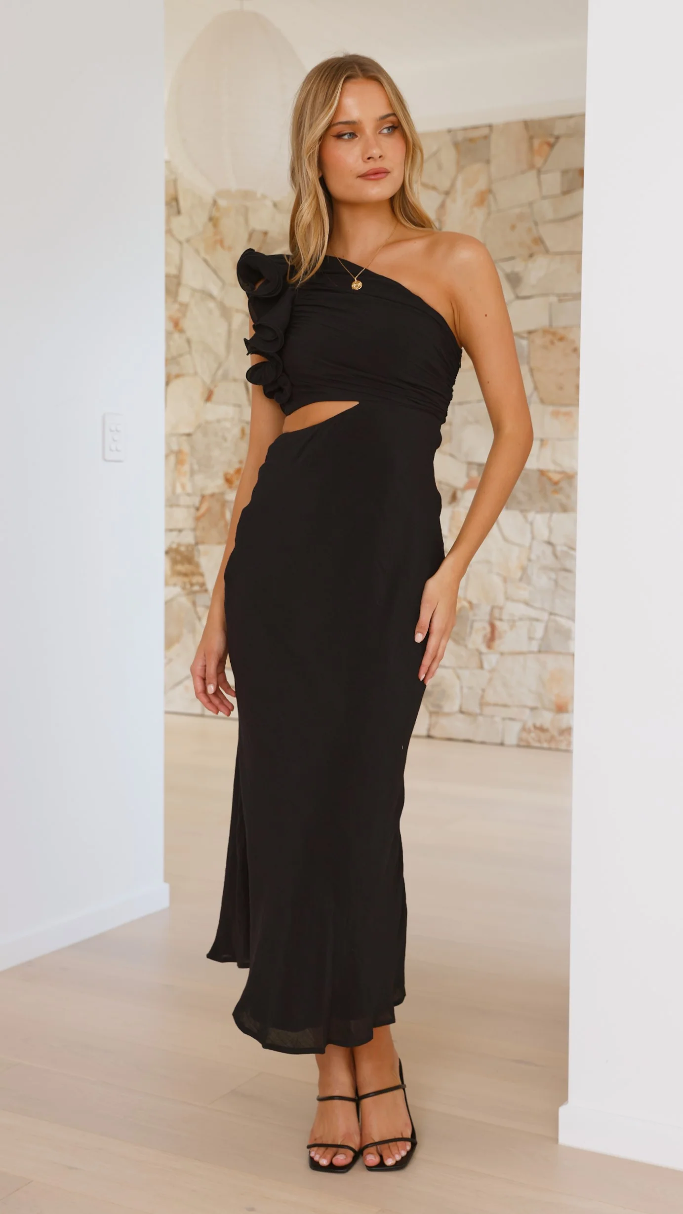 Amina Maxi Dress - Black