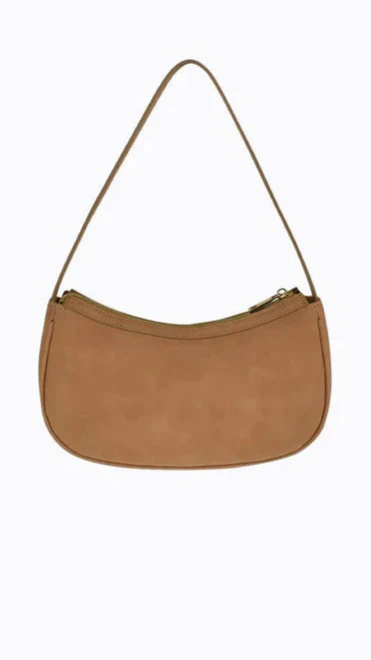 Dixiee Shoulder Bag - Tan Suede