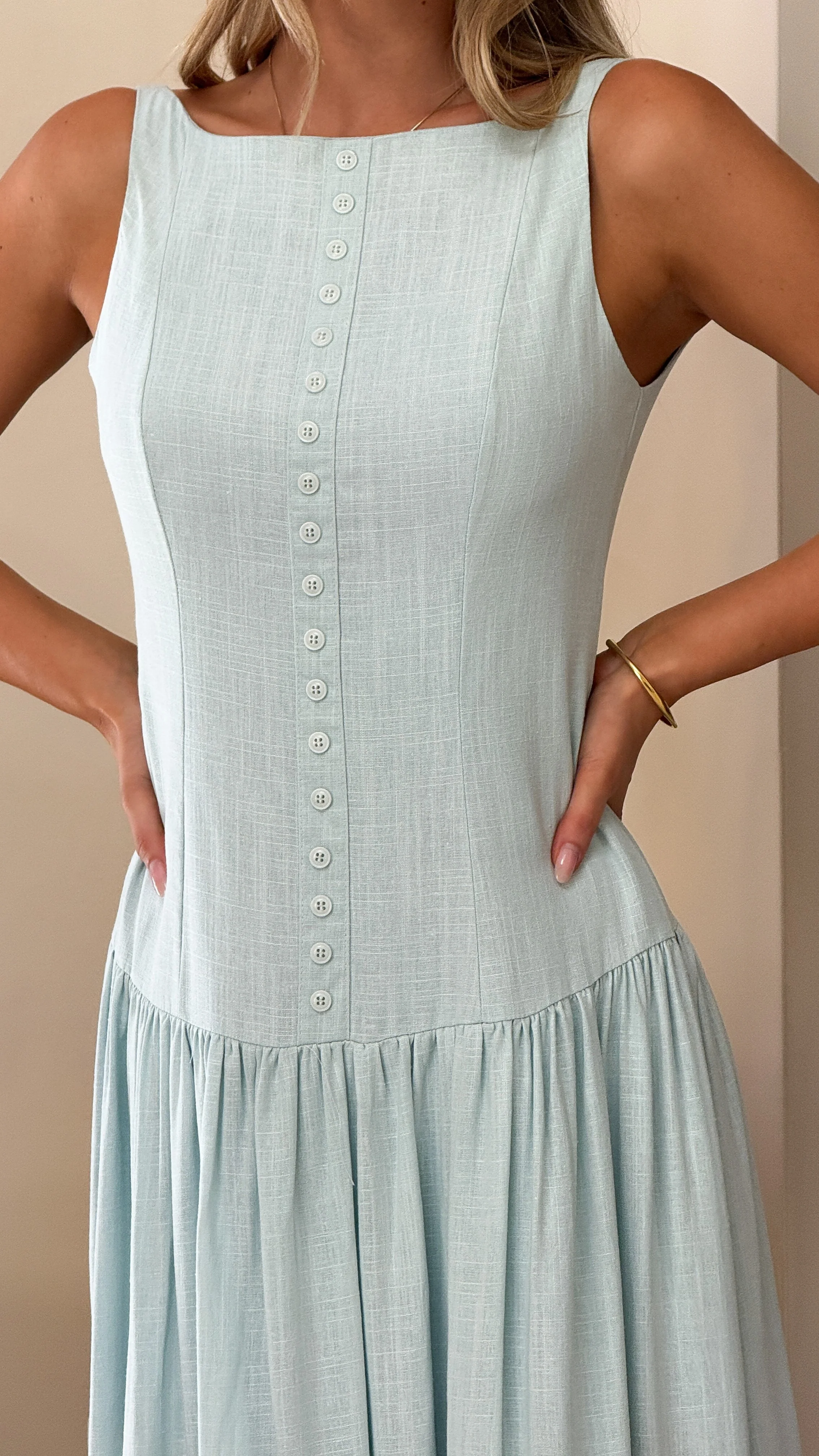 Kora Maxi Dress - Blue